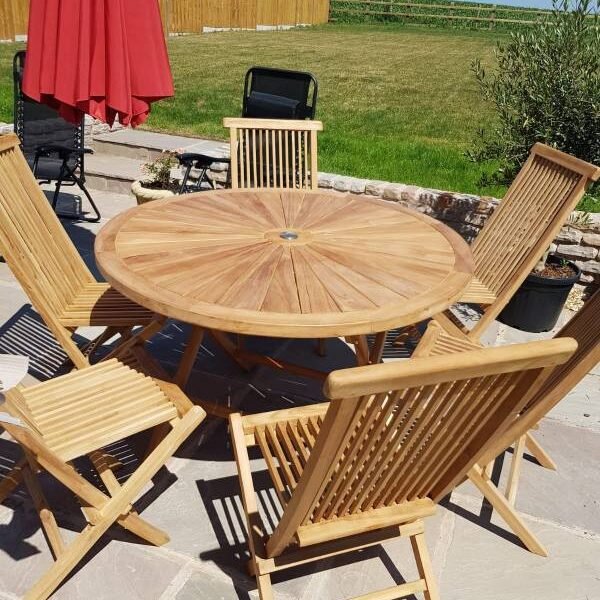 120cm Sunburst Folding Set