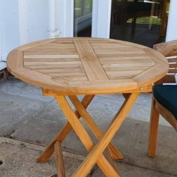 Suffolk round foldable 80cm bistro